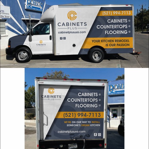 Cabinets Plus Van Wrap Design by AIMarNahD'99