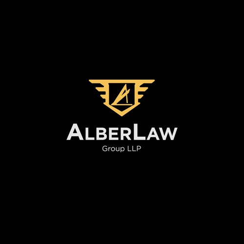 Law office firm logo keep Alber Law separate it looks better Design by *Wolverine*