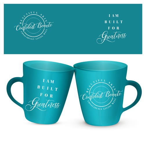 Design di Unique Coffee Cup for Women Consciously Living Well di redsonya