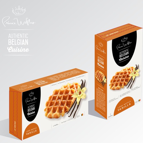 Help Freshen Up Our Logo and Package Design Prince Waffles Product