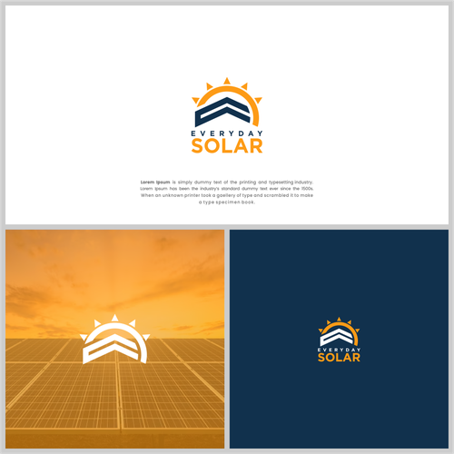 Everyday Solar Logo Design Design by AuNaf™