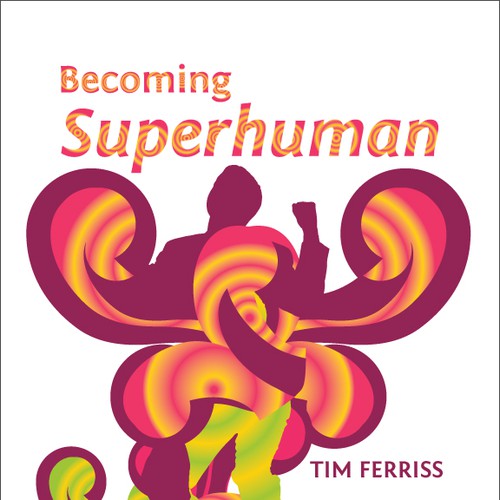 "Becoming Superhuman" Book Cover Diseño de SoonAfter