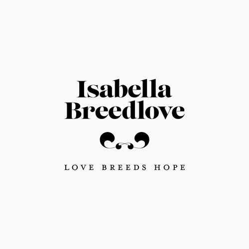 Create a powerful logo for Isabella Breedlove a new artist in the Country Music and she's Latina! Design by mare_ra