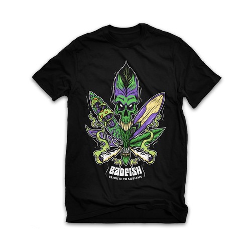 Badfish: A Tribute to Sublime T Shirt Design by brightoneart