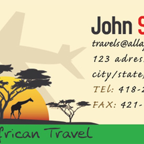 $150 - Logo, Exciting New African Travel Agency Design by Jokic