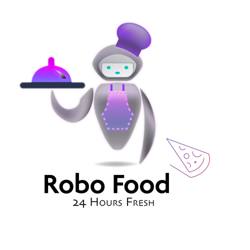 Luxury style of Robot that is making fresh pizza!! Diseño de 1001HandmadeArt