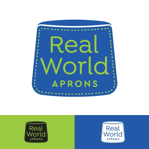 Real World Aprons Logo Design by Keyshod