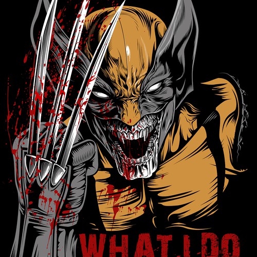 Wolverine - marvel comics-inspired pop culture design | T-shirt