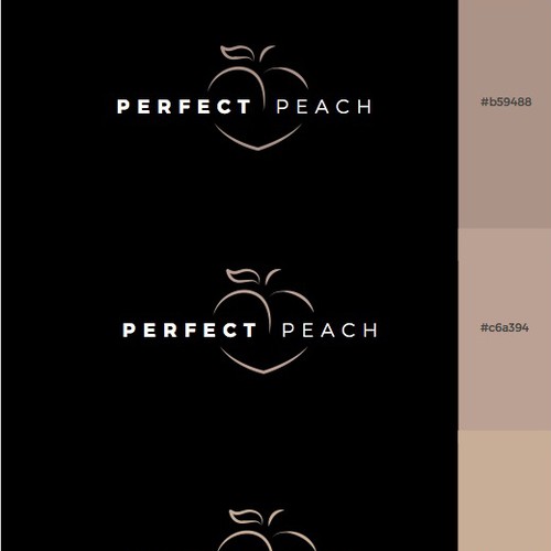 BIG PRIZE $$ Design a "Perfect Peach" fitness logo for an online retail company! Design by Renata Lisboa