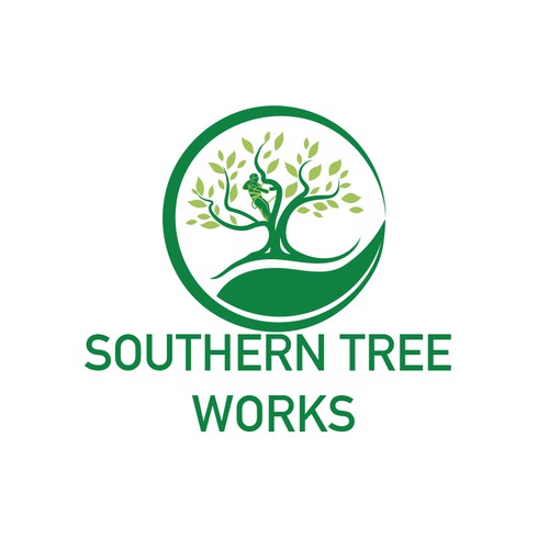 sleek and professional logo for a tree business Design by ivst