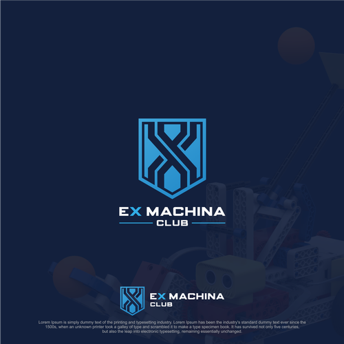 Designs | Logo for Ex Machina Club where kids learn robotics in a ...