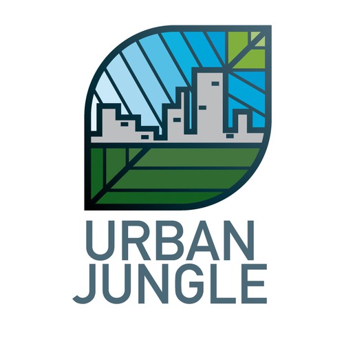 Logo for "Urban Jungle - Bar" - a jungle themed, modern and innovative restaurant Design by emygraph