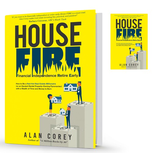 Eye-catching BOOK COVER with REAL ESTATE and EARLY RETIREMENT focus Design by libzyyy