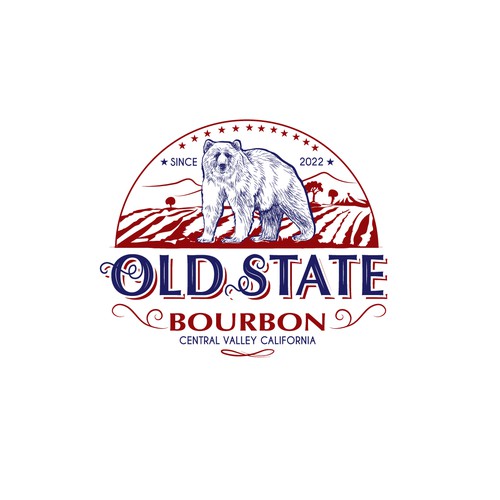 Logo design for a new Bourbon Whiskey company. Design by ZOM