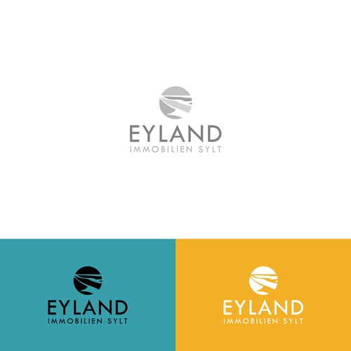 Create a real estate seller logo for Sylt which combines luxury, beach-surf-life, freedom and nature-ontwerp door Novo_ime