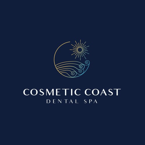 Design old money aesthetic for boutique cosmetic dental office located on the coast on NC Design by @SaihiART