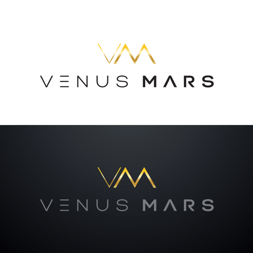 Create a visually dynamic logo for Venus Mars Design réalisé par Jordon