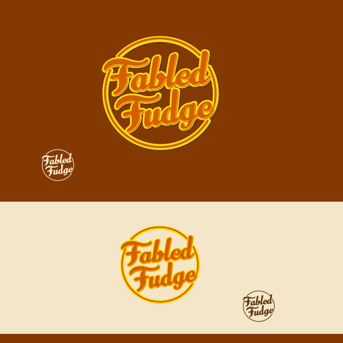 Logo for Gourmet Fudge and associated foods Design by Med!