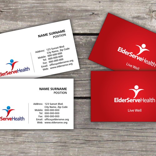 Design an easy to read business card for a Health Care Company Ontwerp door HiStudio