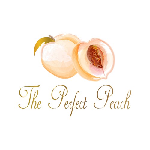 The Perfect Peach! Peach Bleach Logo Design by A_S_design