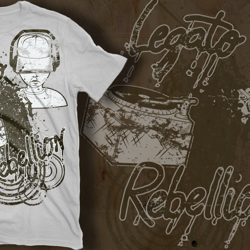 Legato Rebellion needs a new t-shirt design Réalisé par dibu