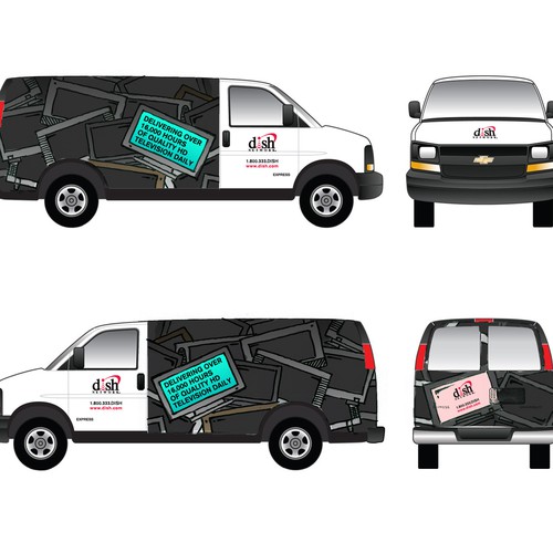 V&S 002 ~ REDESIGN THE DISH NETWORK INSTALLATION FLEET Design by jimmoorecreative