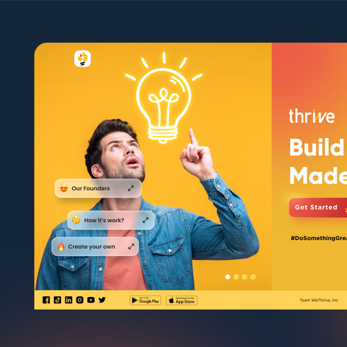 Forbes-listed company needs website for Gen-Z users Design by P E R I