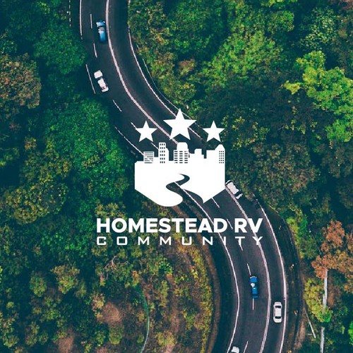 Eye grabbing  & fresh Logo for Upscale RV Community Design by StudioJack