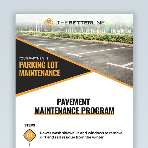 pavement maintenance Design by Unique Tribe