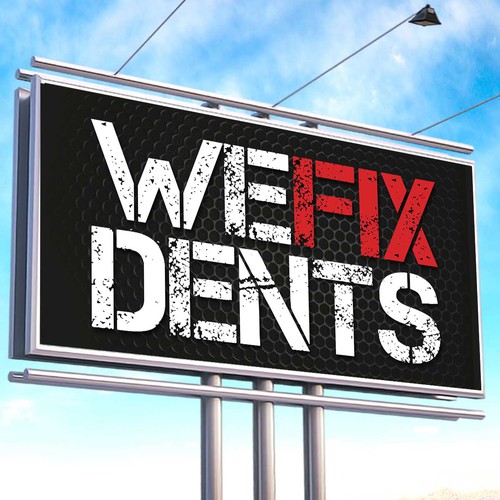 We Fix Dents banner Design by yudhistira99