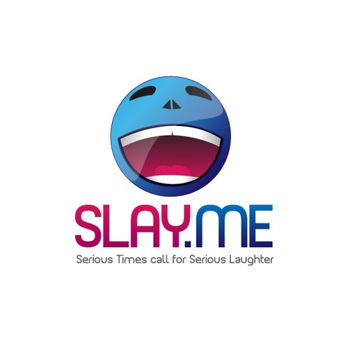 Slay.me Logo for Web and Social Media Design by badstar82