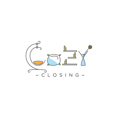"Cozy Closing Home Staging Unique Logo" Design by Putranarisa