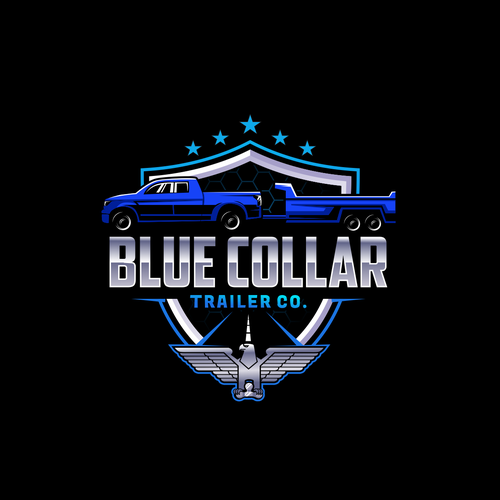 We need a BOLD logo for our Blue Collar Company Design by Monkey_Zen