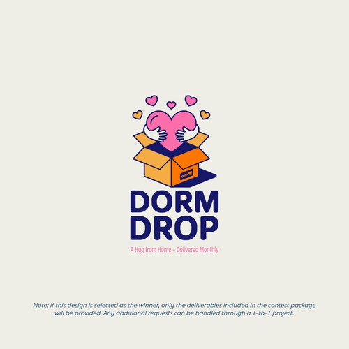 Design a Fresh, Feel-Good Logo for a College Subscription Box Design by Postalita