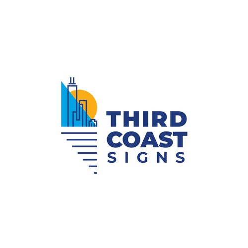 New vibrant business logo and branding for a sign making company serving Chicago Design by Azwar_Design®