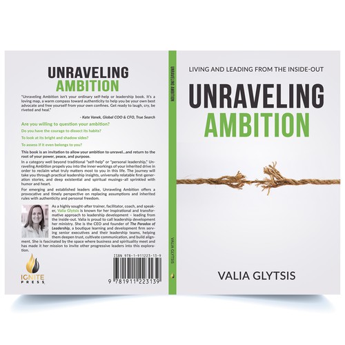 Create a cover for a book about leadership and unraveling your ambition! Design by AS Cover Arts