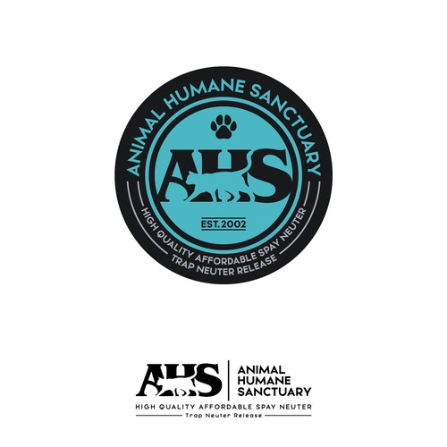 99NONPROFITS: Classy Logo For High Quality Low-Cost Spay Neuter Clinic & Animal Welfare Organization Design by B"n"W