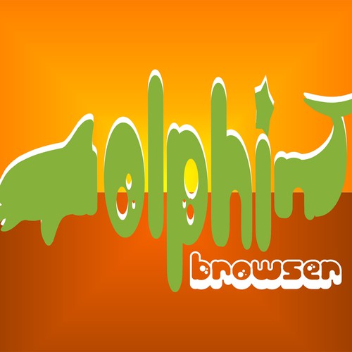 New logo for Dolphin Browser Design by wham
