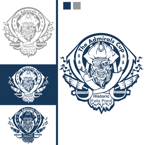 Design a nautical logo for a pirate bar Diseño de scorpionagency