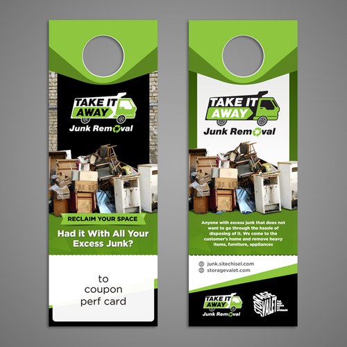 Jumbo door hanger design + ongoing projects | Postcard, flyer or print ...