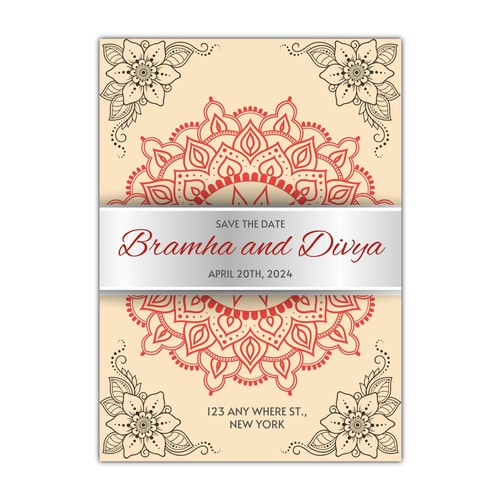 Card or invitation contest entry by Valentina Egina