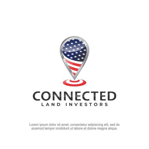 Need a Clean American Map Icon Logo have samples to assist Diseño de artopelago™