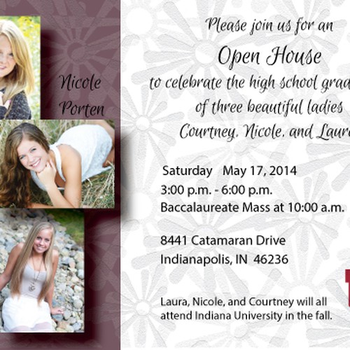 Graduation Open House Design von Dworkheiser