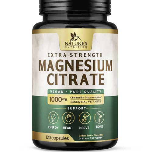 Premium Magnesium Citrate Design needed for Nature's Nutrition Design by Davi Giolo ★