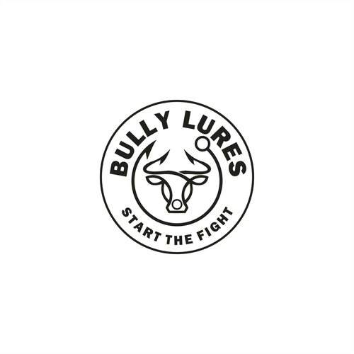 When Bulls and Lures Collide Logo Design Design by yosh_