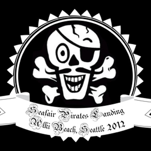 Seafair Pirates Landing t-shirt design required Design by Alex Phil de Clyde