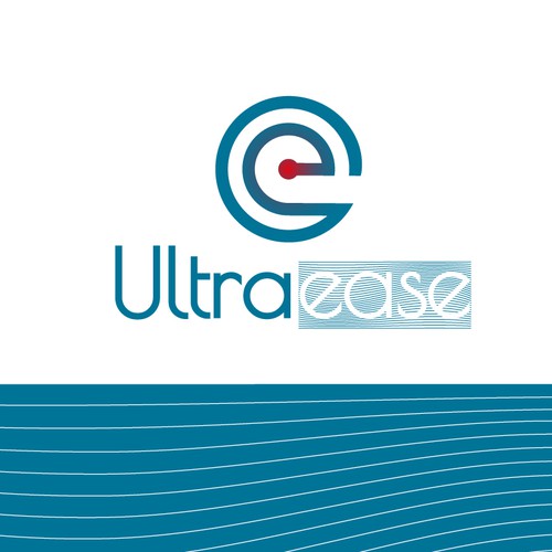 Ultra Ease Logo signalizing relief and ease Design by Poversky