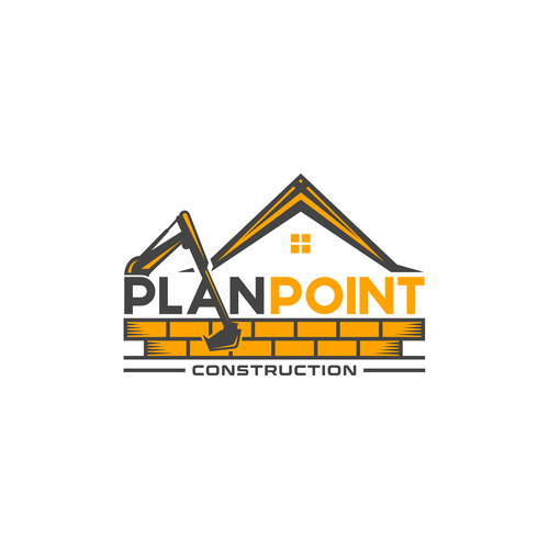 PlanPoint Construction Logo Needs A Remodel Design by iamJ