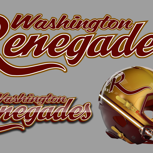 Community Contest: Rebrand the Washington Redskins  Design by Samurai Design