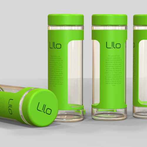 Unique Water Bottle Design for Athletes Design by russell.the.ice